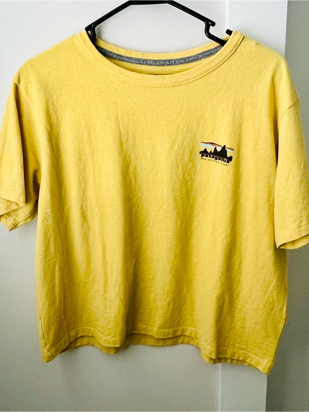 Patagonia women’s yellow tee